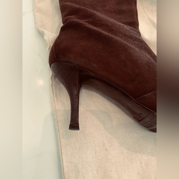 Ferragamo Vara Bow suede boots - Picture 4 of 7